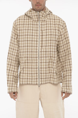 Lightweight Gun Club Check Jacket with Zipped Closure