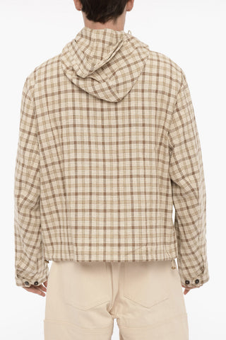 Lightweight Gun Club Check Jacket with Zipped Closure
