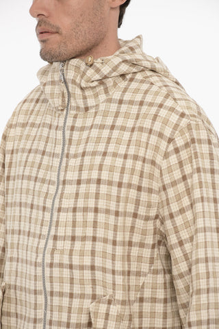 Lightweight Gun Club Check Jacket with Zipped Closure