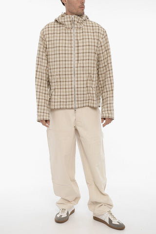 Lightweight Gun Club Check Jacket with Zipped Closure
