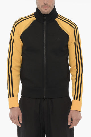 WALES BONNER Two-Tone UNISEX Sweatshirt with Zip Closure