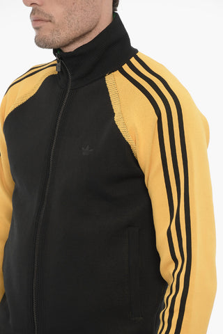 WALES BONNER Two-Tone UNISEX Sweatshirt with Zip Closure