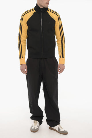 WALES BONNER Two-Tone UNISEX Sweatshirt with Zip Closure