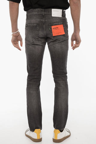 Dark Wash SKEITH Jeans with Logo-Button 16cm
