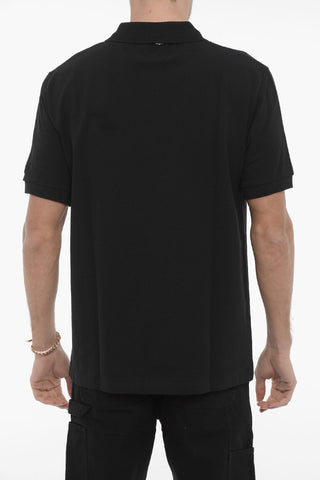 FRED PERRY Polo a 3 Bottoni con Spilla e Toppa