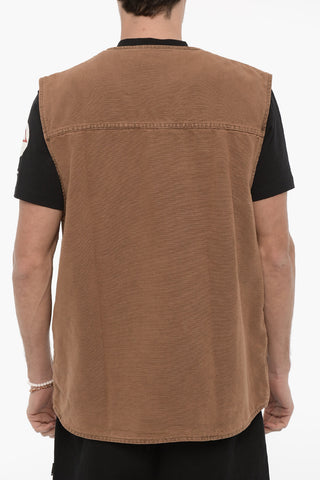 Sleeveless Utility Jacket