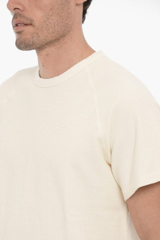 T-shirt Girocollo BEND In Motivo Nido D'ape