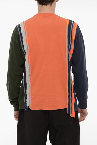 Long Sleeve Crew-neck T-Shirt with Front Print