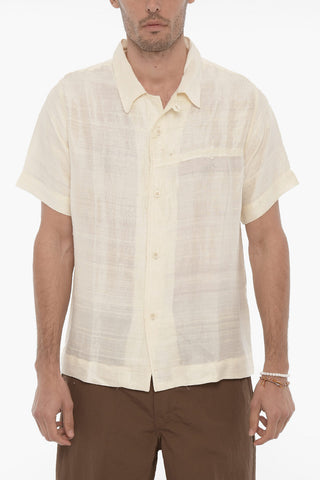 Short Sleeve Silk Shirt