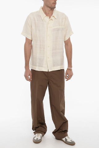 Short Sleeve Silk Shirt