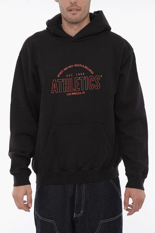 Felpa UNISEX Hoodie in Cotone con Tasca a Toppa