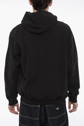 Felpa UNISEX Hoodie in Cotone con Tasca a Toppa