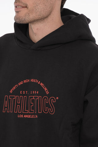 Felpa UNISEX Hoodie in Cotone con Tasca a Toppa