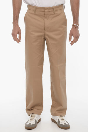 Twill Pants KURT with Hidden Button Closure