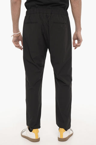 Single Pleated Nylon Stretch Pants
