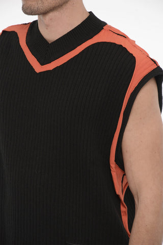 V-neck Ribbed Sweater