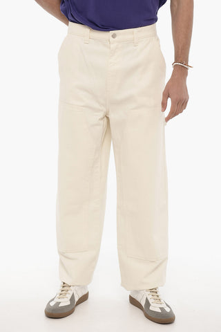 Regular Waist Solid Color Pants