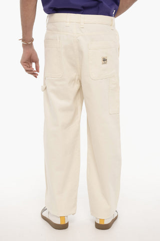 Regular Waist Solid Color Pants