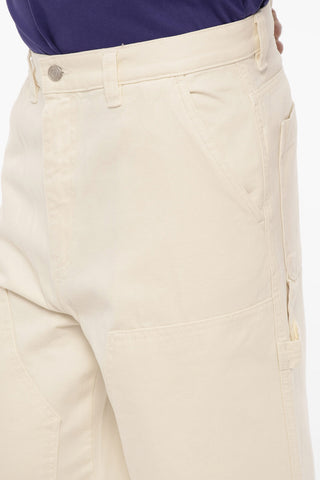 Regular Waist Solid Color Pants