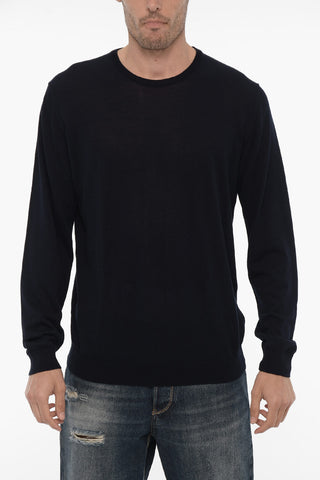 Lightweight Cotton Crew-neck Sweater