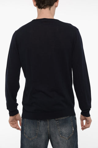 Lightweight Cotton Crew-neck Sweater