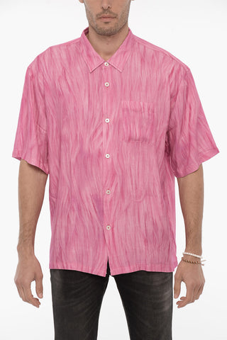 Painted-Effect Short Sleeve Shirt