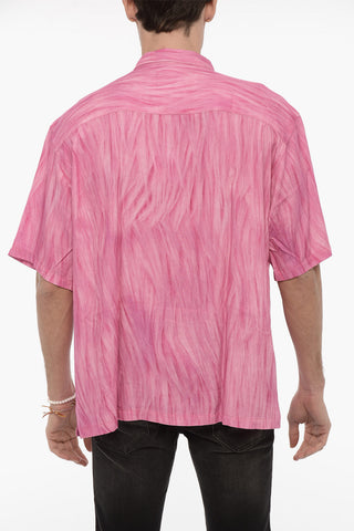Painted-Effect Short Sleeve Shirt