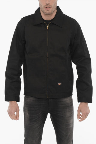Giubbotto in Twill con Chiusura Zip