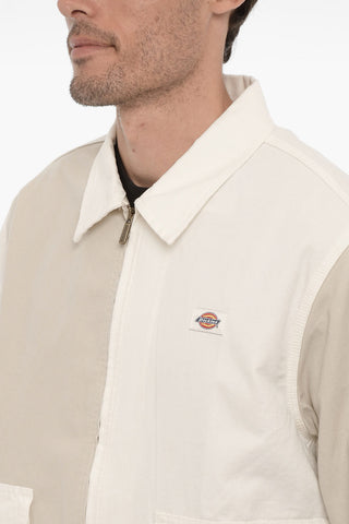 Giubbotto Leggero Bicolore con Chiusura Zip
