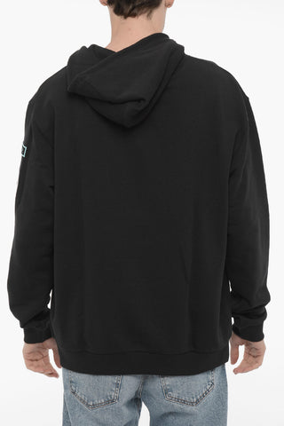 FRED PERRY cotton Hoodie with Logo-application