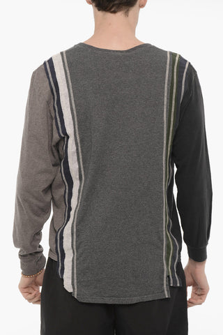Long Sleeve Crew-Neck T-shirt withMaxi Print