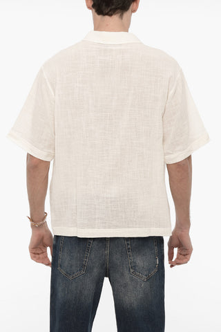 Shorts Sleeve Shirt with 3-Buttons