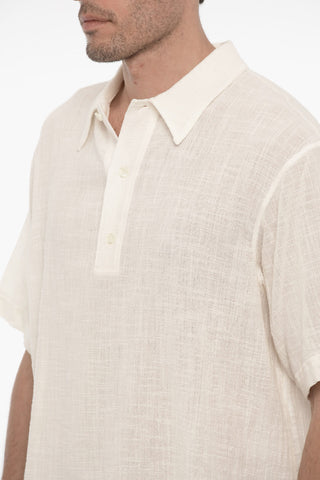 Shorts Sleeve Shirt with 3-Buttons