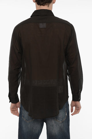 Lightweight Cotton Shirt with Breast Pocket