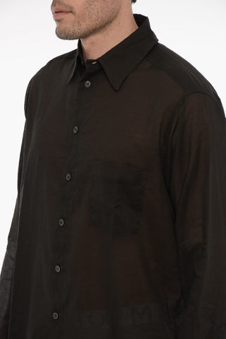 Lightweight Cotton Shirt with Breast Pocket