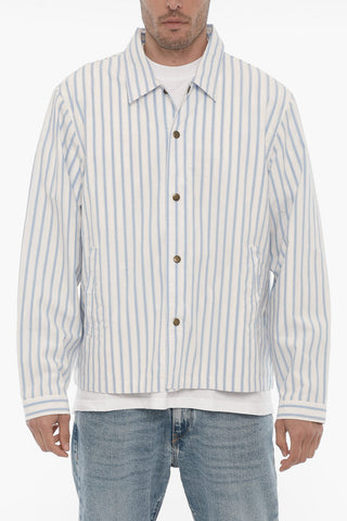 snap Buttons Bengal Striped Overshirt