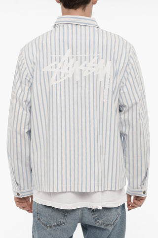 snap Buttons Bengal Striped Overshirt