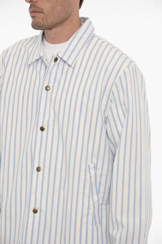 snap Buttons Bengal Striped Overshirt