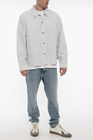 snap Buttons Bengal Striped Overshirt