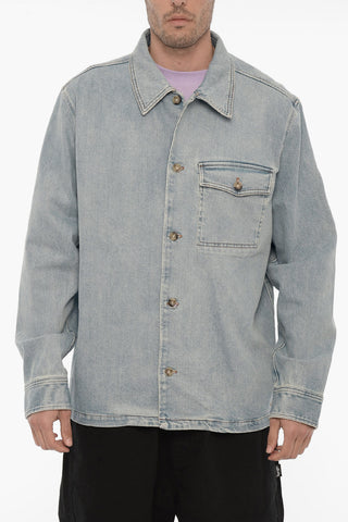 Denim Jacket with Patch Breast Pocket