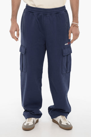 Joggers Cargo in Cotone Felpato 