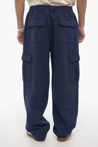 Joggers Cargo in Cotone Felpato 