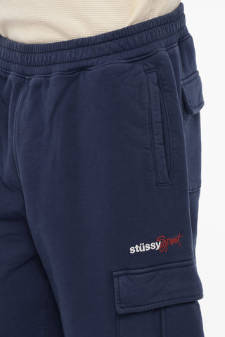 Joggers Cargo in Cotone Felpato 