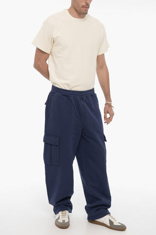 Joggers Cargo in Cotone Felpato 