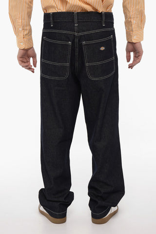 Jeans Wide Leg BEAVERTOWN a Cuciture a Vista 23cm