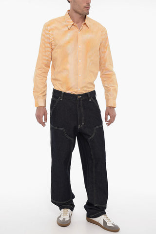 Jeans Wide Leg BEAVERTOWN a Cuciture a Vista 23cm