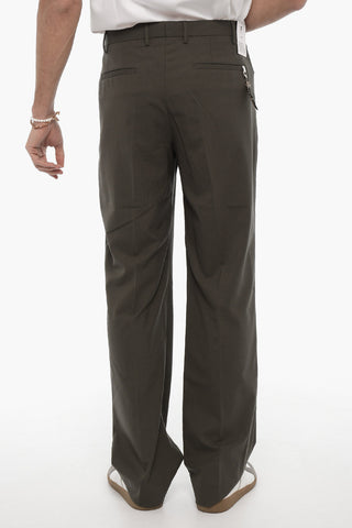 Double-Pleat Loose Fit Pants