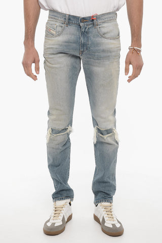 Distressed Effect Straight Leg D STRUKT Jeans 17cm L.32