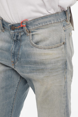 Distressed Effect Straight Leg D STRUKT Jeans 17cm L.32
