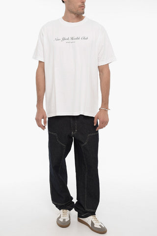T-shirt Girocollo in cotone con Stampa